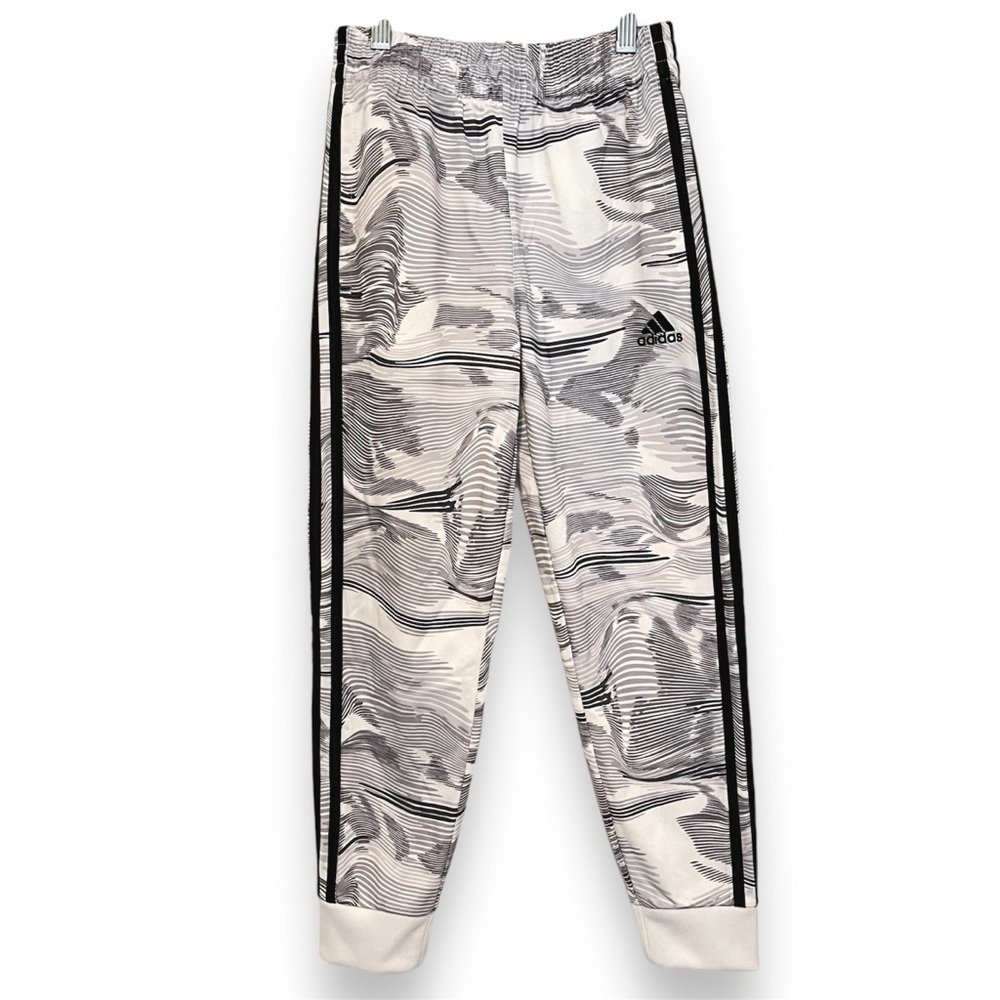 Adidas - Black & White Sweatpants Size 8